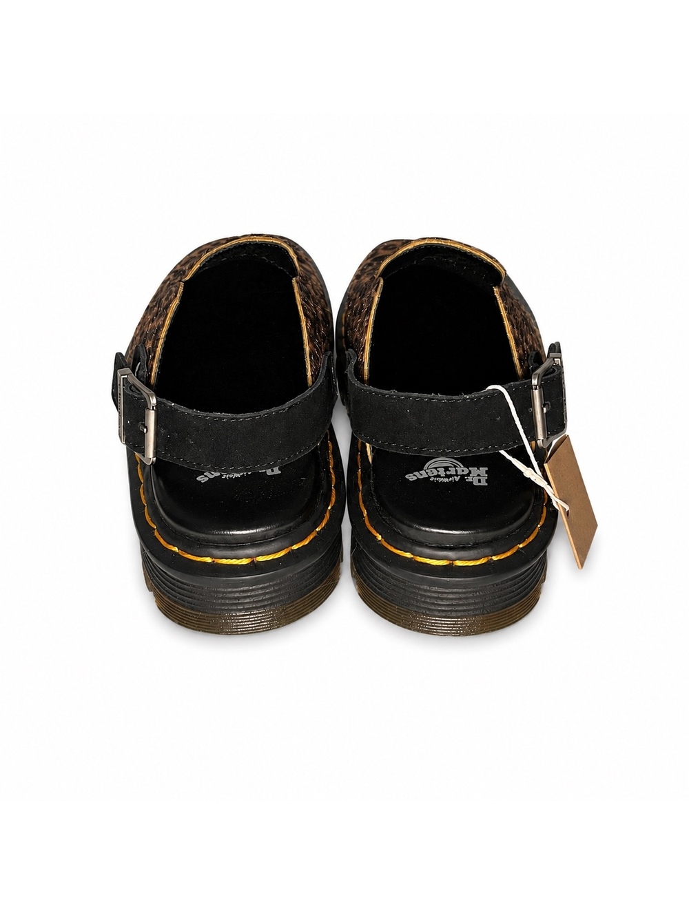 Dr. Martens Wildhorse Leopard Print Slingback Mules NWT W US 8.5 - Picture 4 of 6